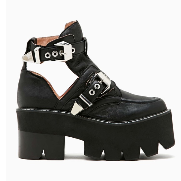 ISO!! JEFFREY CAMPBELL ASYLUM BOOTS - Picture 1 of 1